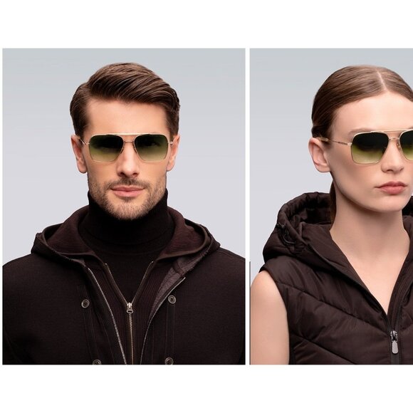 New DITA Flight Seven Gold Square DTS 111 07 Sunglasses Women - Picture 4 of 6